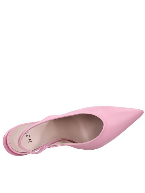Décolleté Slingback Houdini in pelle N°21 | CSXNV15262 X018ROSA